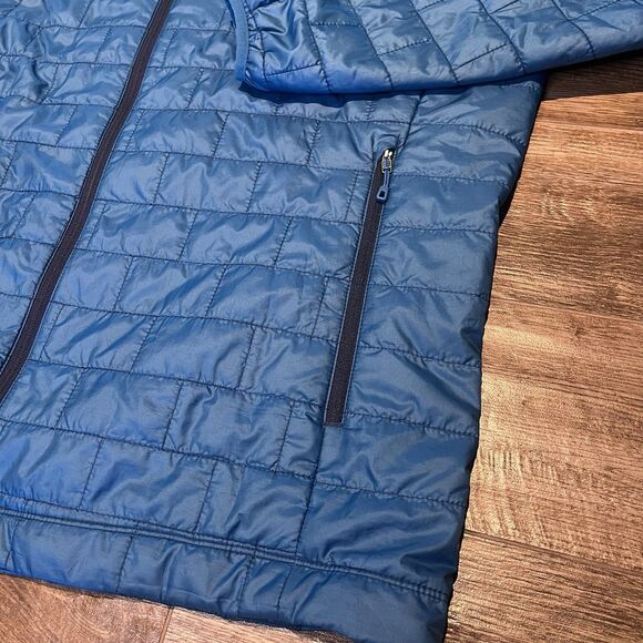 Patagonia Primaloft Nano Puff Jacket Mens 2XL Blue Full Zip Lightweight XXL Coat - Picture 3 of 14